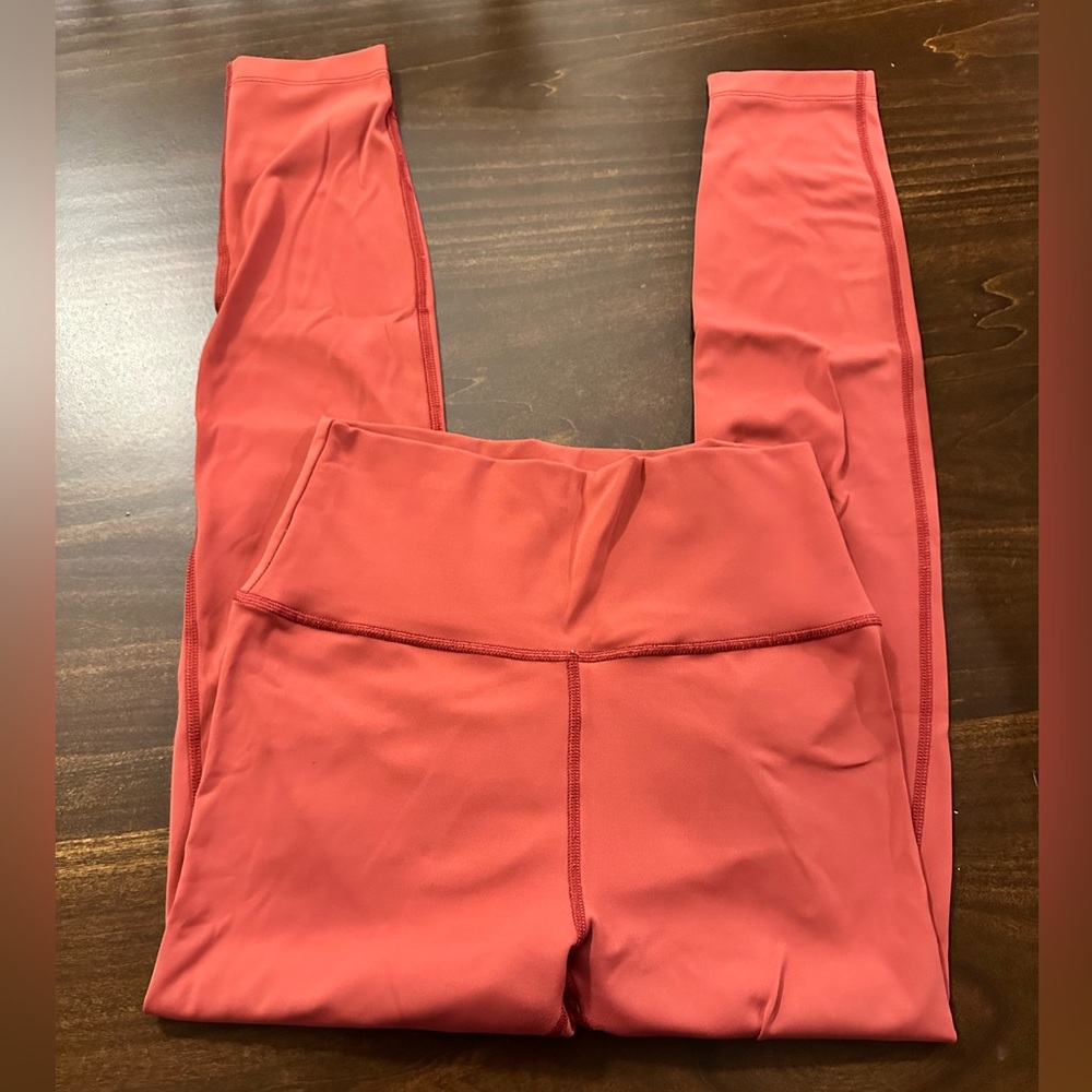 Outdoor Voices High Waisted Leggings (Rust Red)